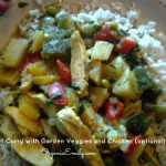 Coconut Curry with Garden Vegetables and Chicken
