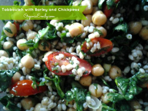 Tabbouleh with Barley and Chickpeas