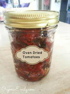 Finished OVen Dried Tomatoes