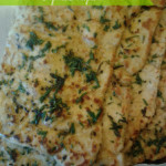 Grilled Flat Bread with Herb Oil