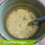 Creamy Vegan Cauliflower Soup 