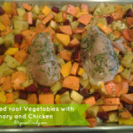 Roasted Root Vegetables with Rosemary and Chicken