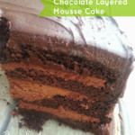 Chocolate Layered Mousse Cake