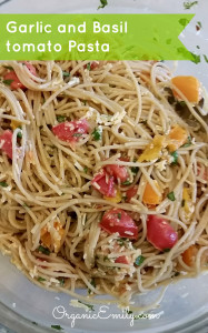 Garlic and Basil Tomato Pasta