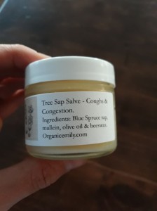 Tree Sap Salve for Cough and Congestion