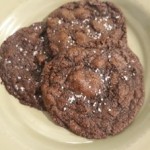 Paleo Chewy Chocolate Chocolate Chip Cookies with Sea Salt 